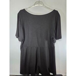 Bloomchic Black‎ Romper Plus Size US 12 UK 16 Short Sleeve Casual